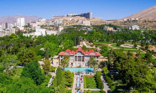 باغ عمارت ارم شيراز