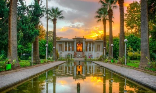 باغ عمارت عفيف آباد شيراز