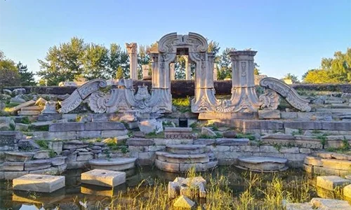 Old Summer Palace Yuanmingyuan Chinese G