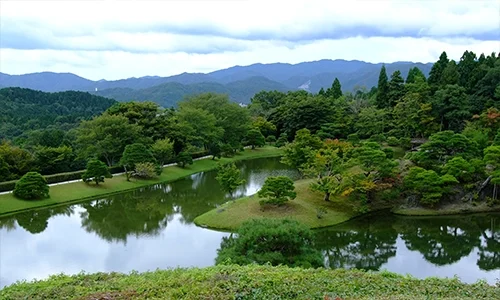 Shugakuin Imperial Villa japanese garden